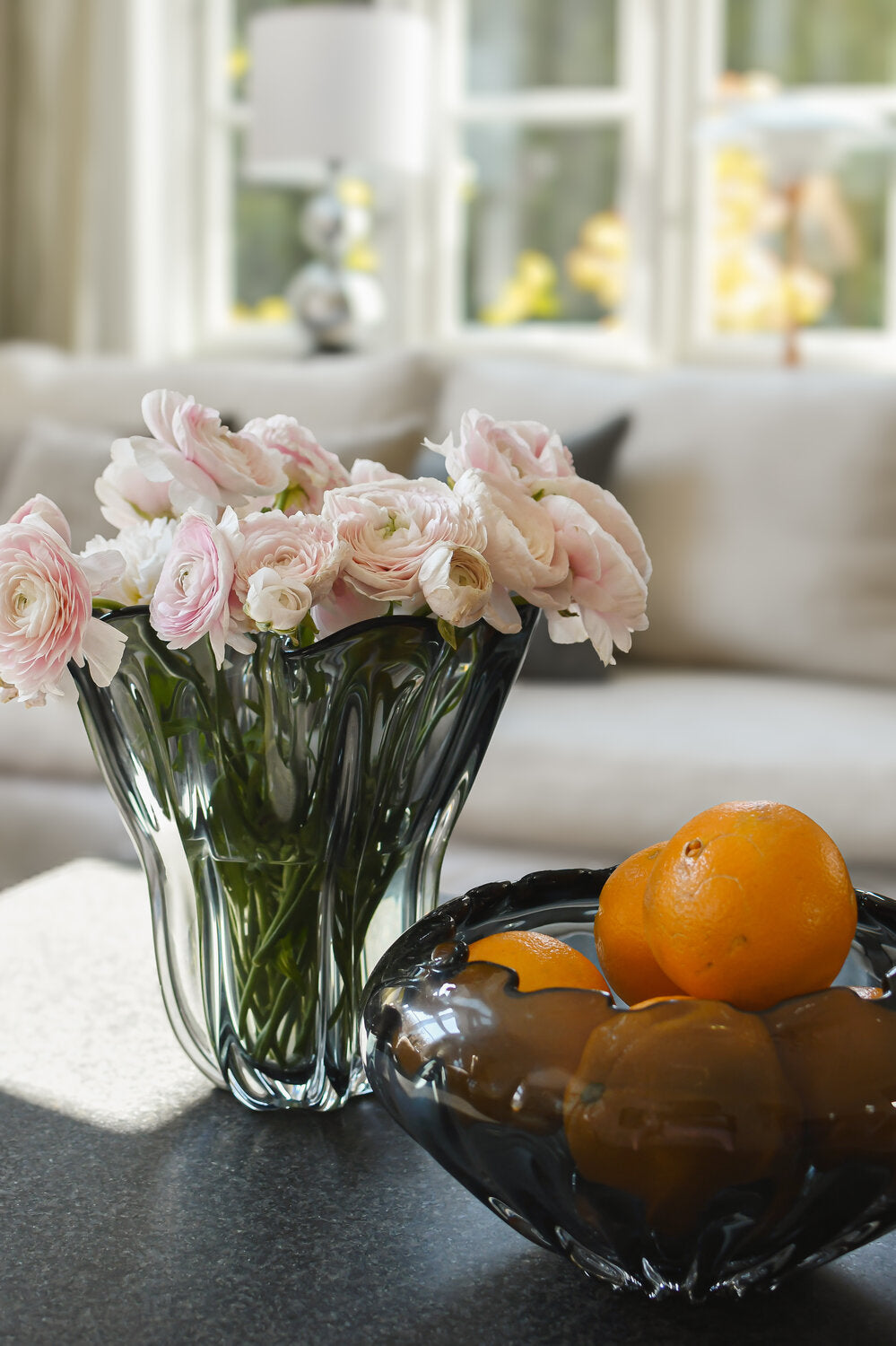 Wave skål, grå - Ø30 cm